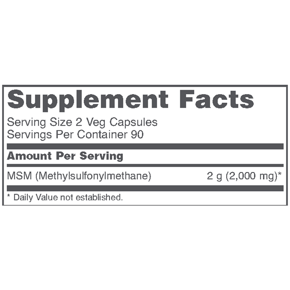 Empty Bio Msm Protocol for Life Balance MSM Bio-Available Sulfur | Emerson Ecologics