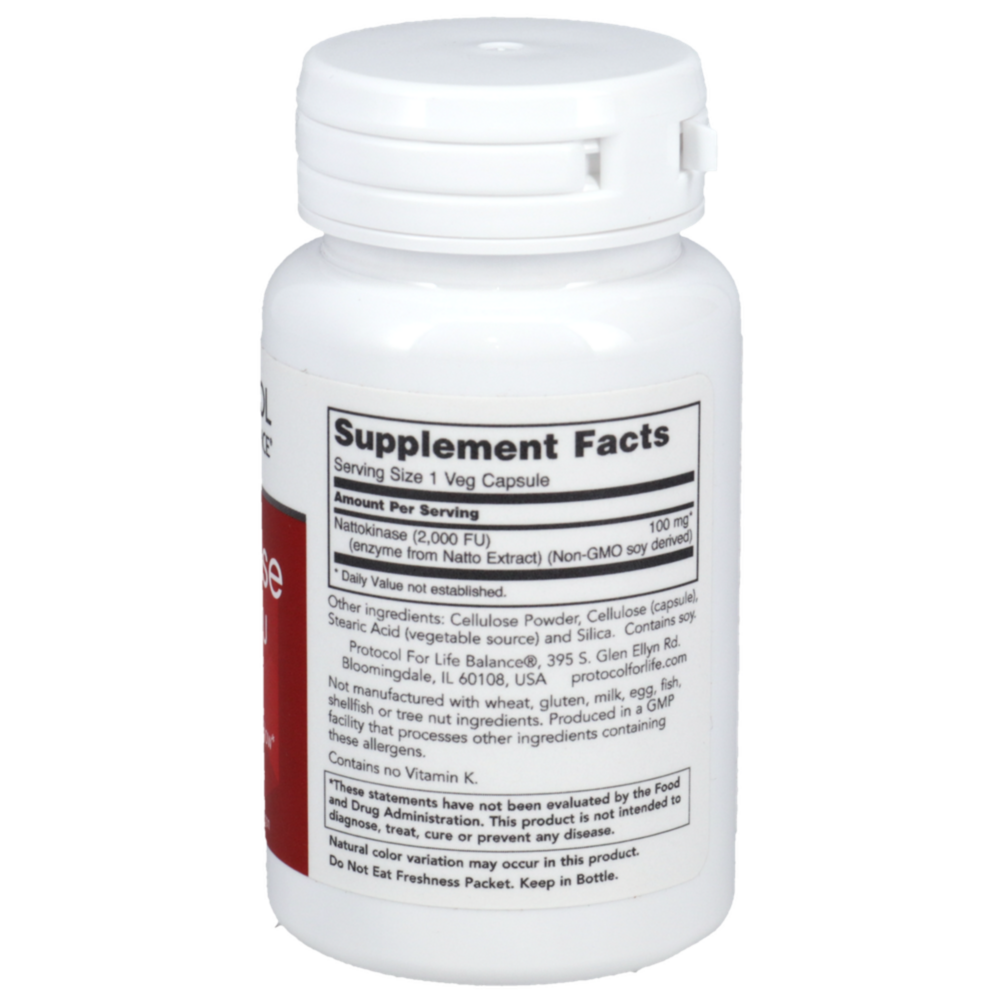Product image for Nattokinase 100mg/2000FU units.