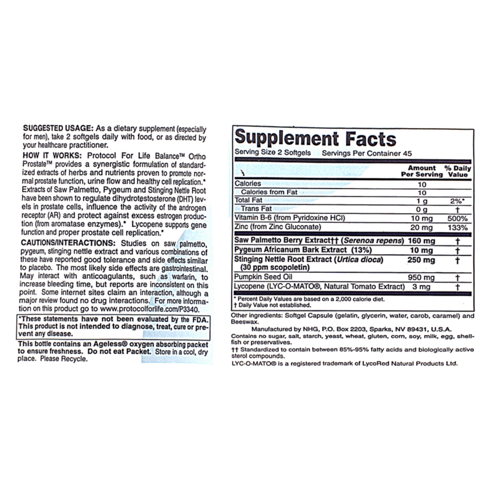 Product image for Ortho Prostate.