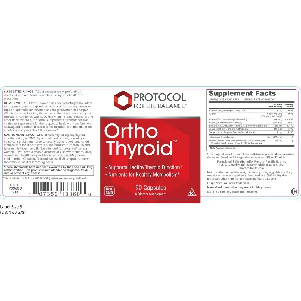 Product image for Ortho Thyroid.