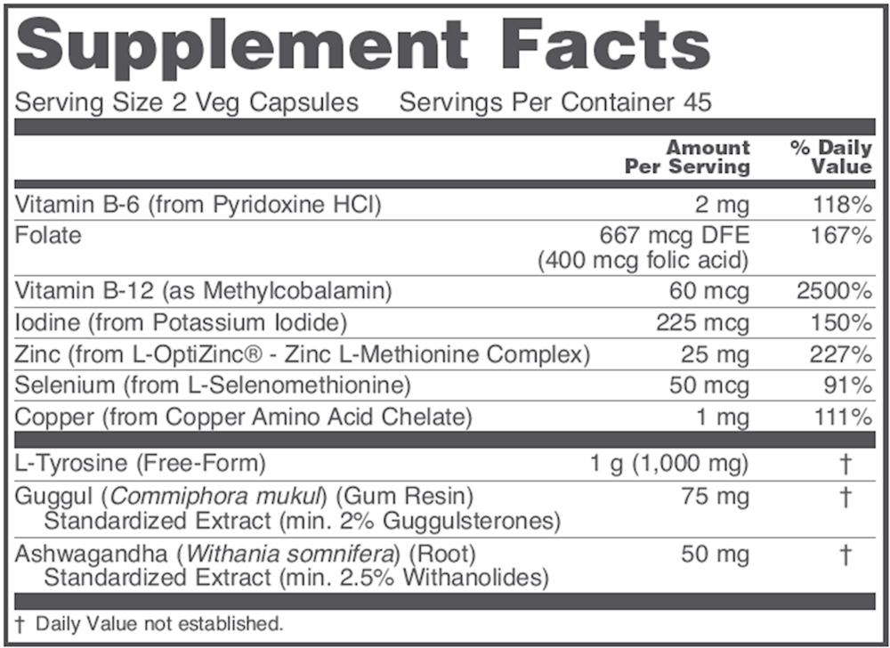 Product image for Ortho Thyroid.