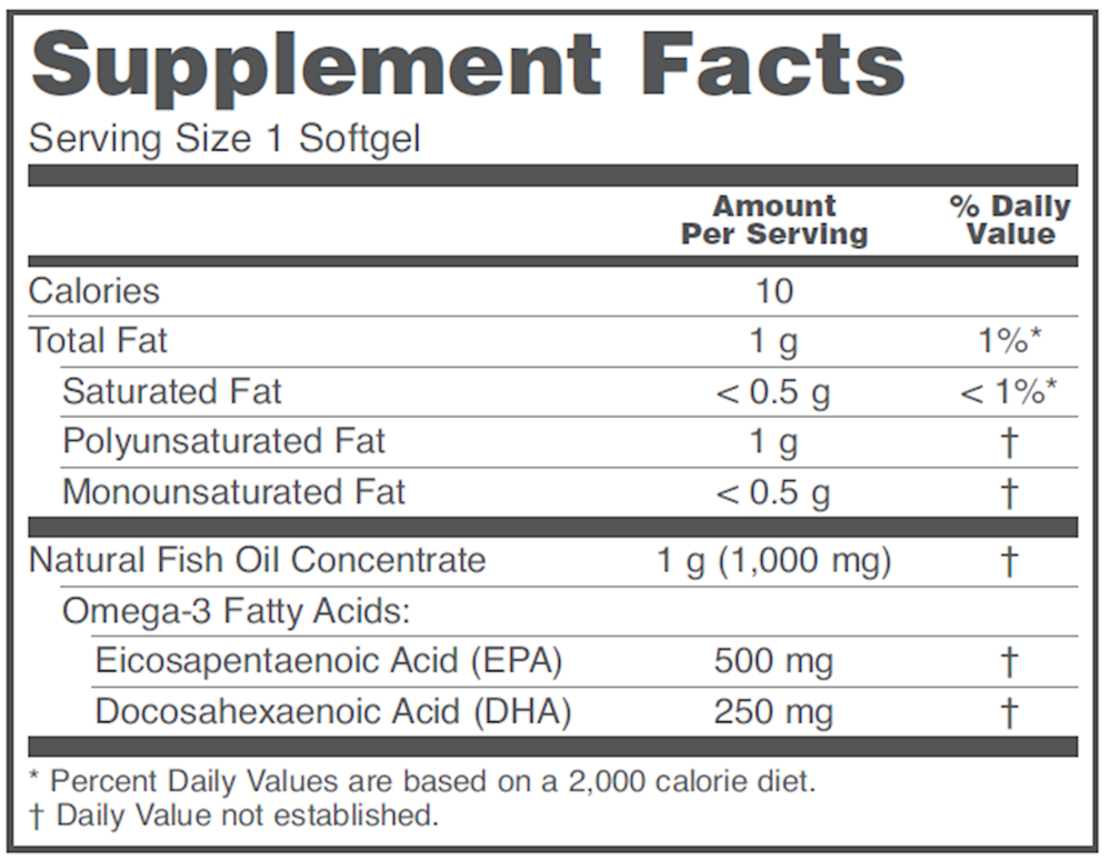 Product image for Ultra Omega-3 500EPA/250DHA.