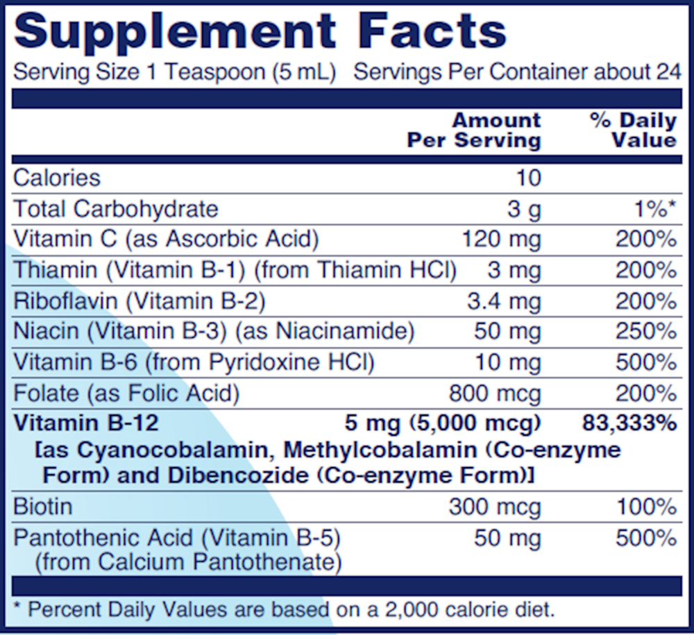 Product image for Vitamin B-12 Liquid 5000mcg.