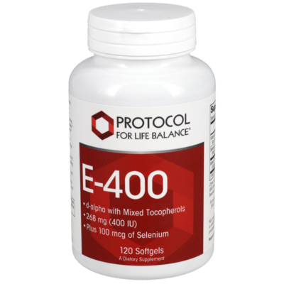 E-400 MT + Selenium 120 Softgels