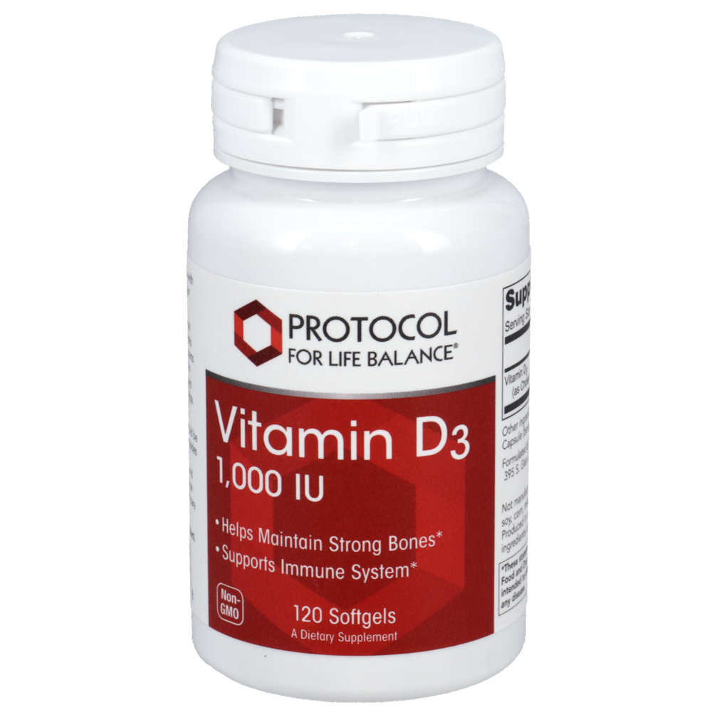Product image for Vitamin D3 1,000IU.