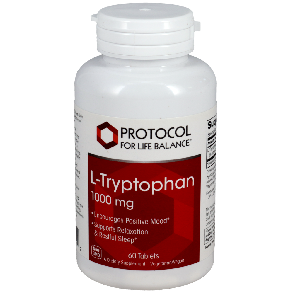 Product image for L-Tryptophan 1000mg.