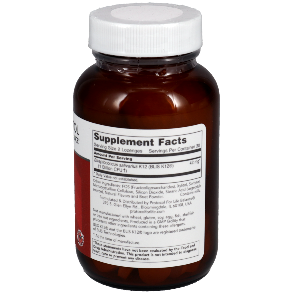 Product image for E.N.T. Biotic BLIS K12 probiotic.