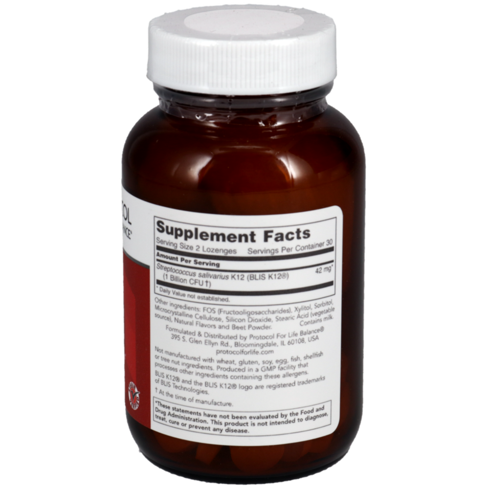 Product image for E.N.T. Biotic BLIS K12 probiotic.