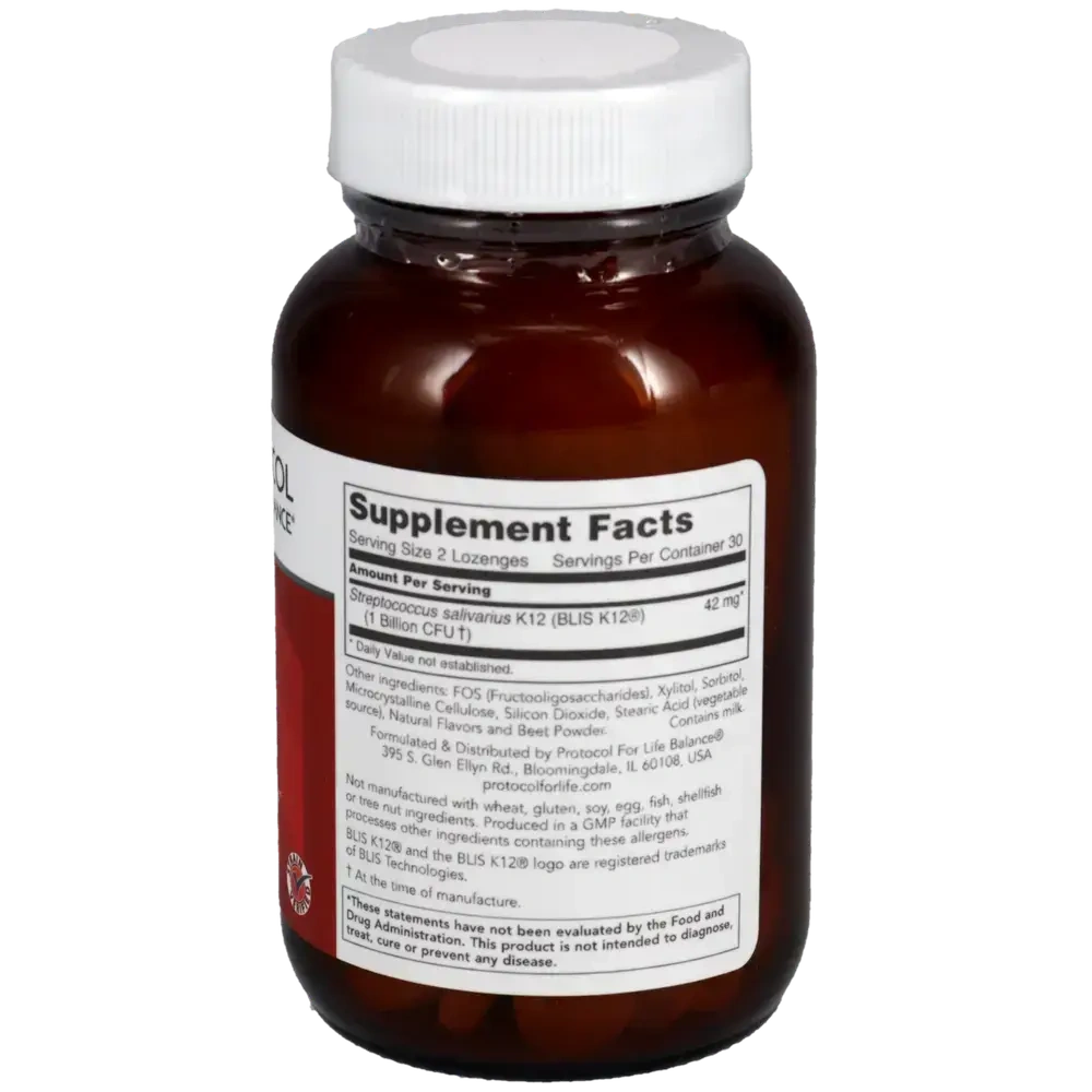 Product image for E.N.T. Biotic BLIS K12 probiotic.