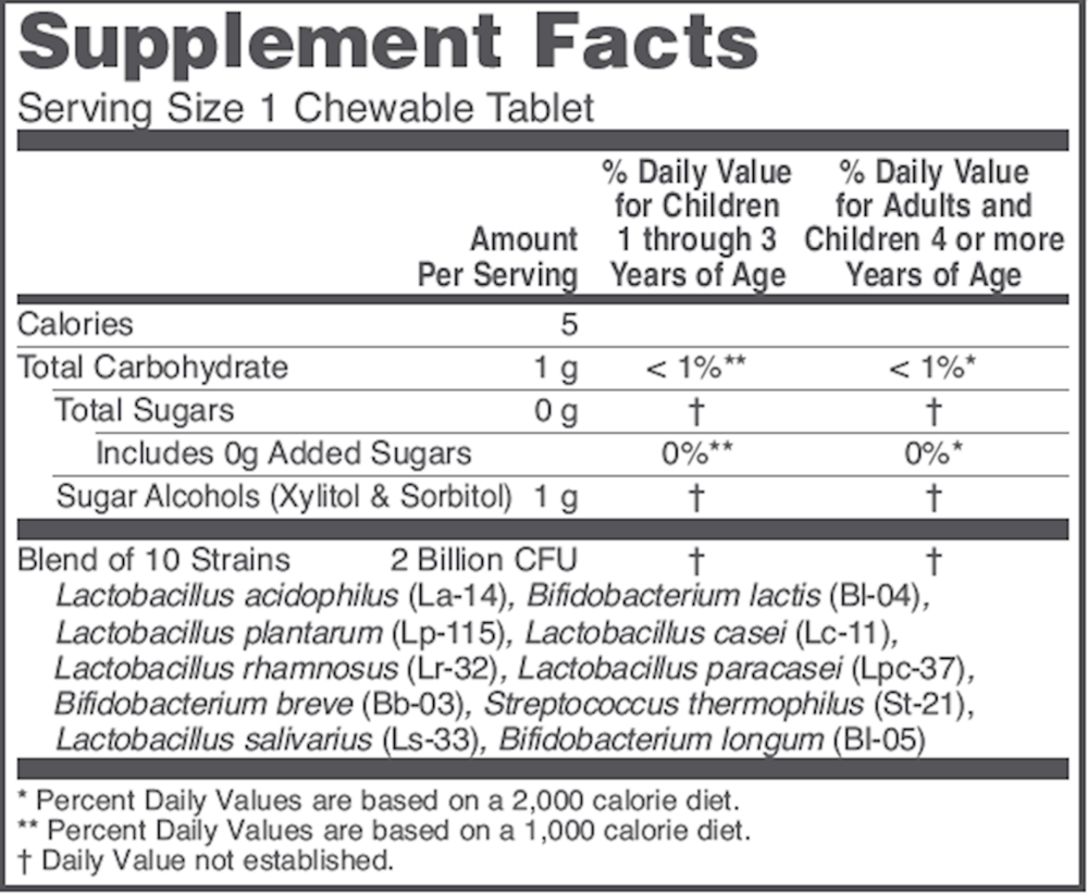Product image for Chewable Probiotic-4.