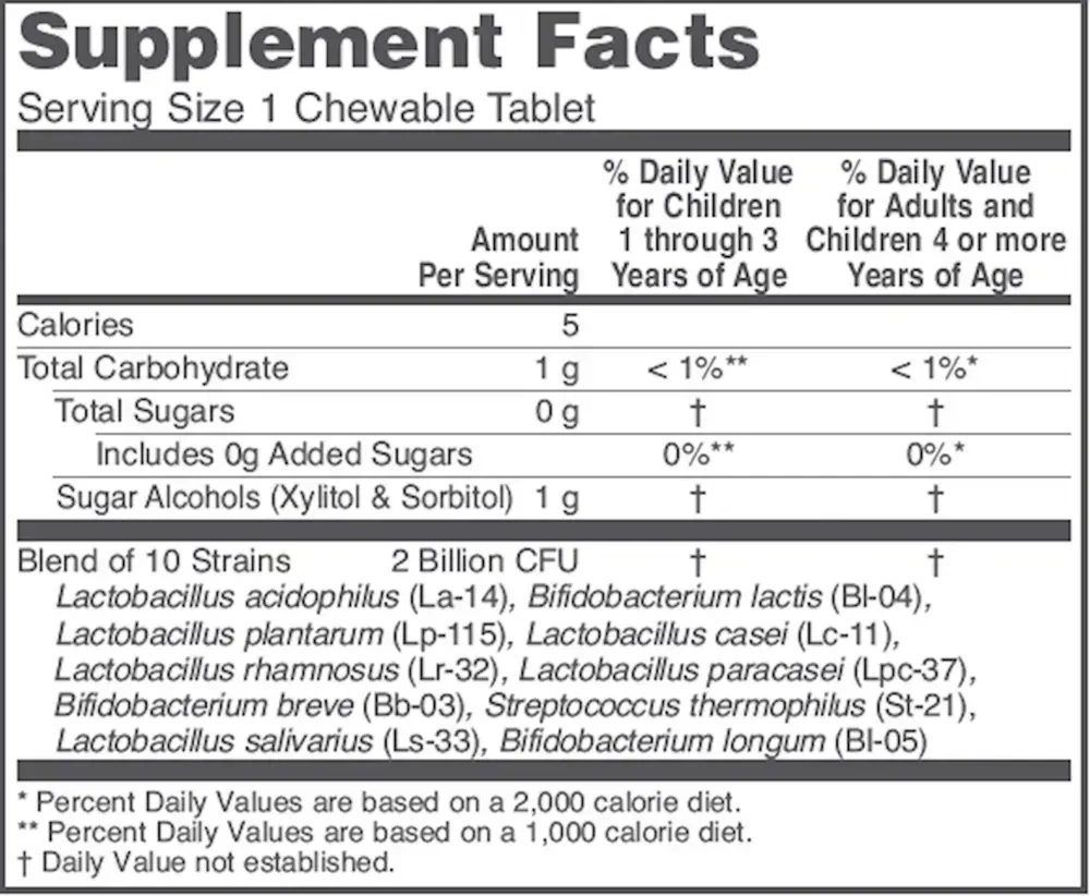 Product image for Chewable Probiotic-4.
