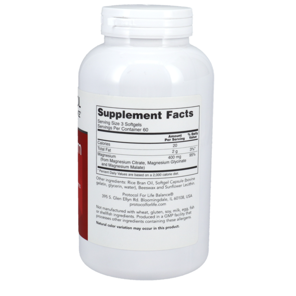 Product image for Magnesium Citrate Softgels.