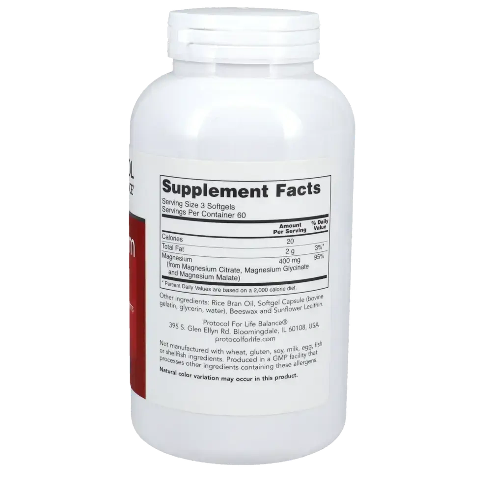 Product image for Magnesium Citrate Softgels.