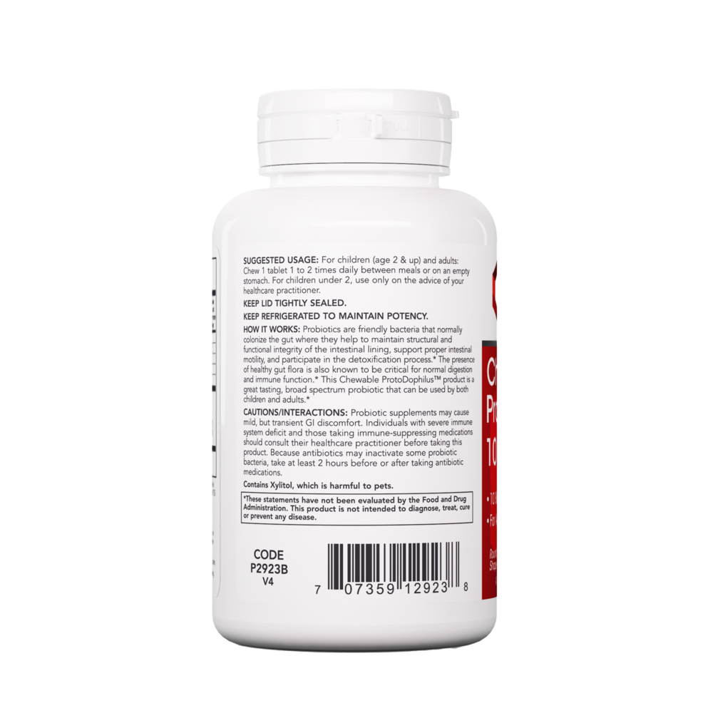 Product image for Chewable Protodophilus 10 Billion.