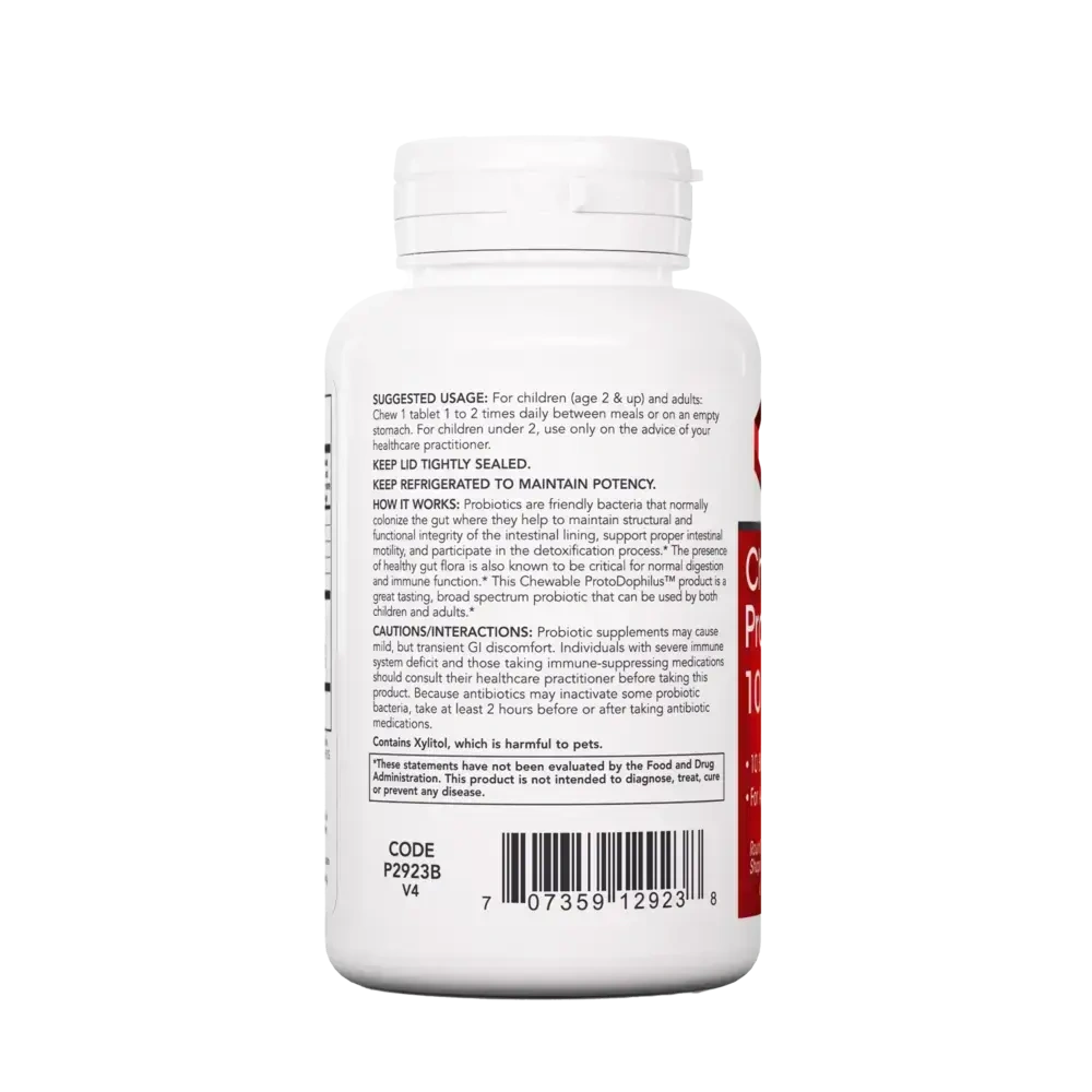 Product image for Chewable Protodophilus 10 Billion.
