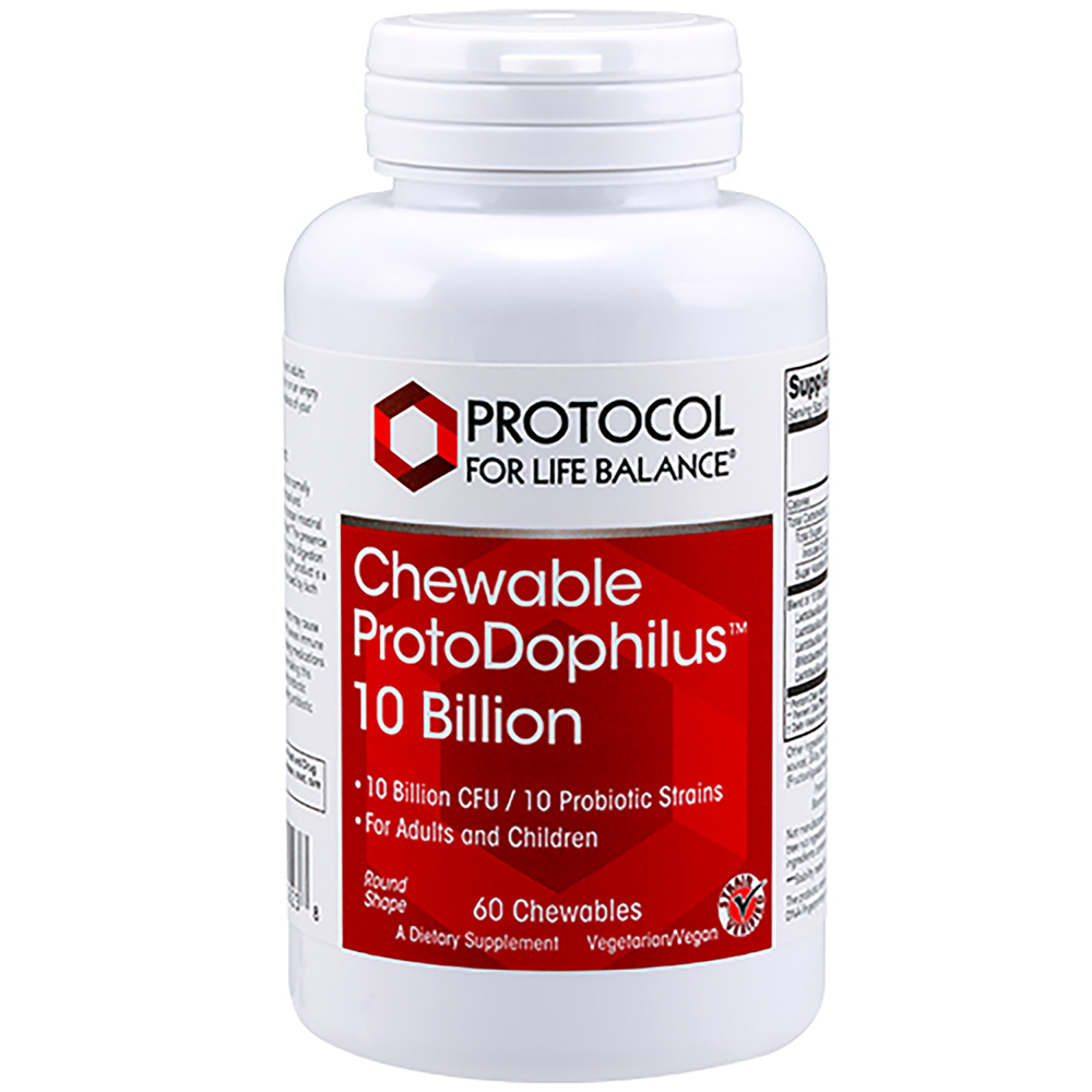 Product image for Chewable Protodophilus 10 Billion.