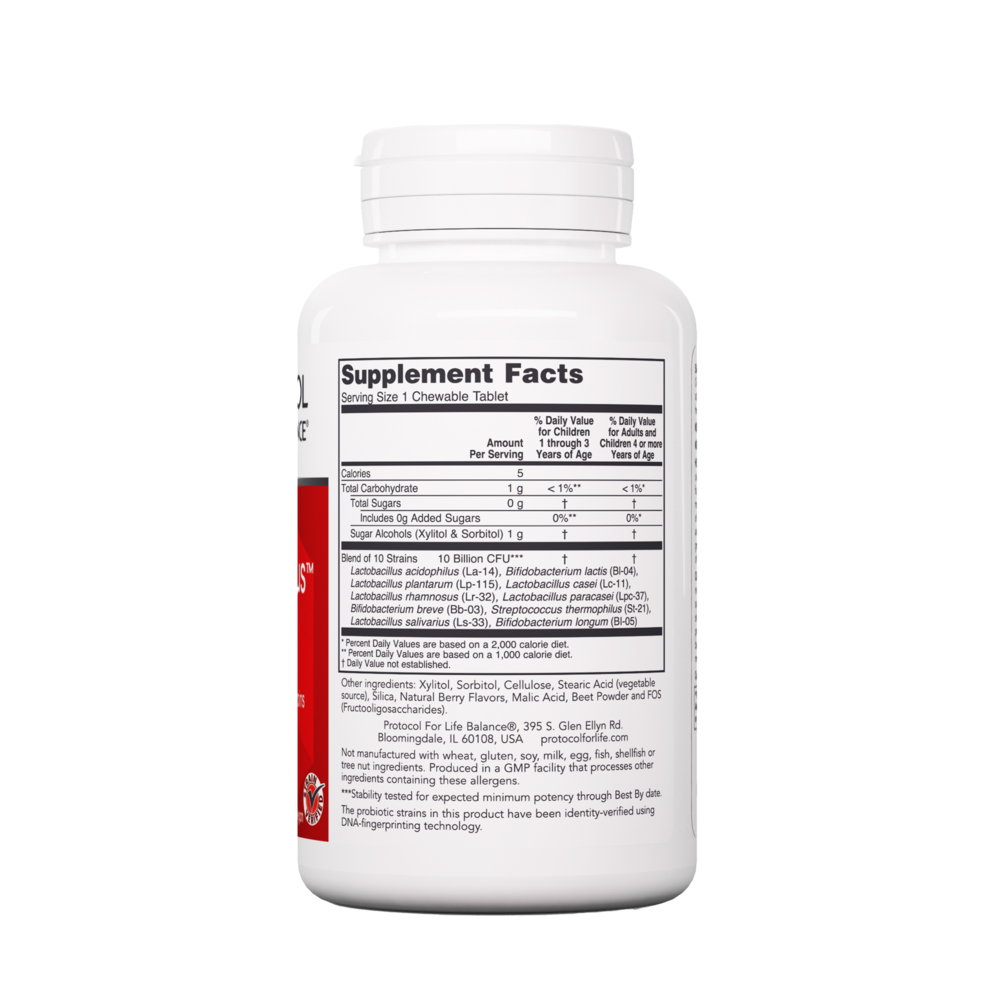 Product image for Chewable Protodophilus 10 Billion.
