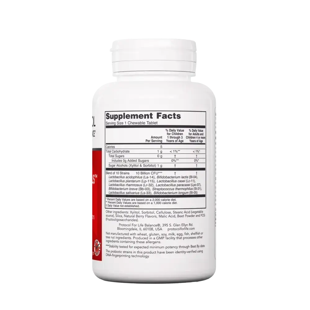 Product image for Chewable Protodophilus 10 Billion.