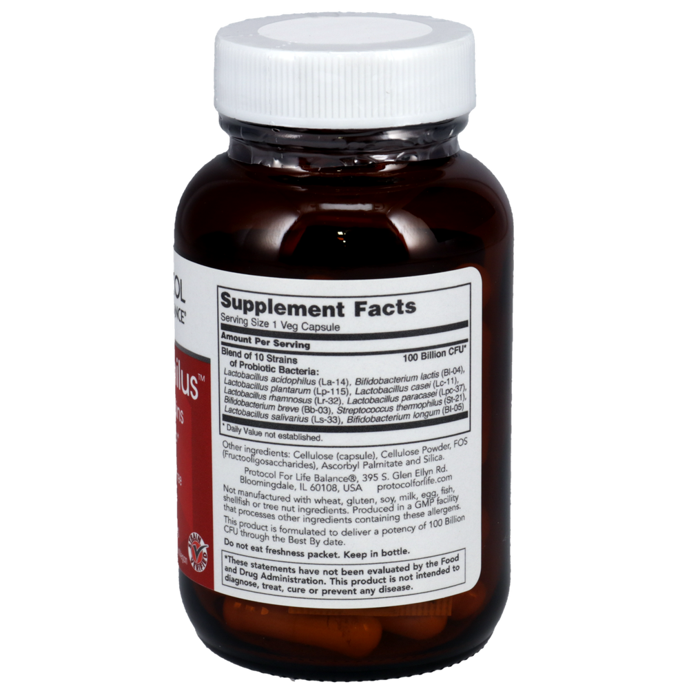 Product image for ProtoDophilus™ 100 Billion, 10 Strains.