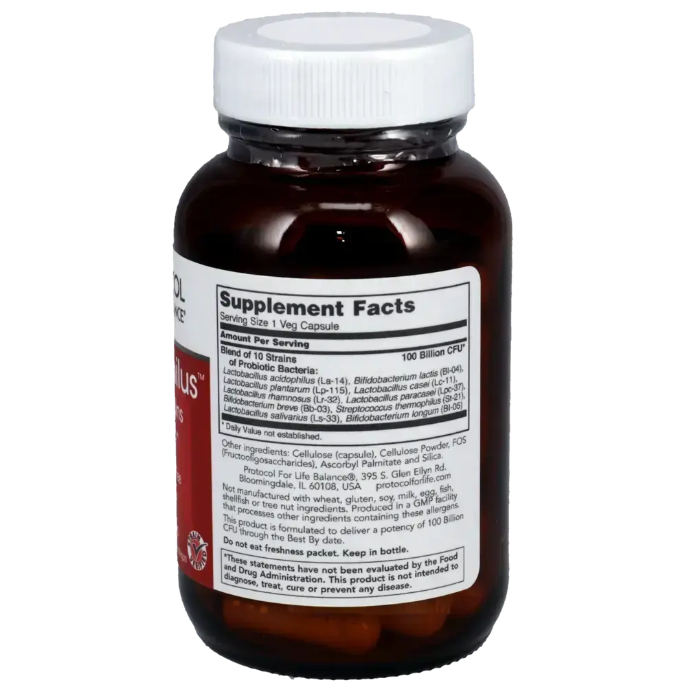 Product image for ProtoDophilus™ 100 Billion, 10 Strains.