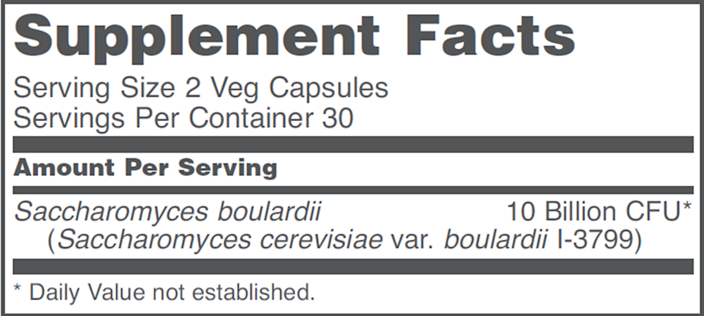 Product image for Saccharomyces Boulardii.