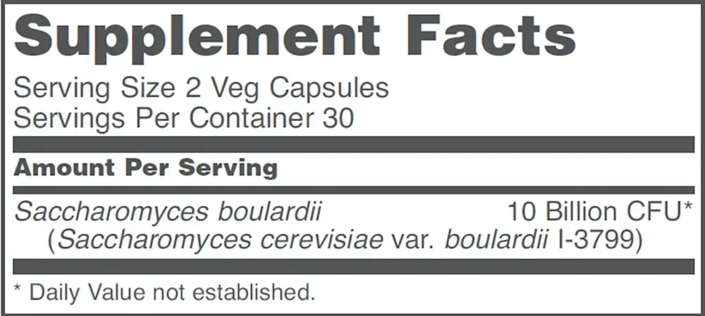 Product image for Saccharomyces Boulardii.