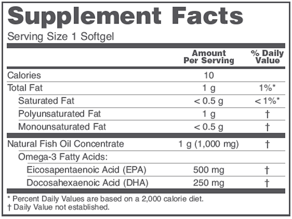 Product image for Ultra Omega-3 500EPA/250DHA.