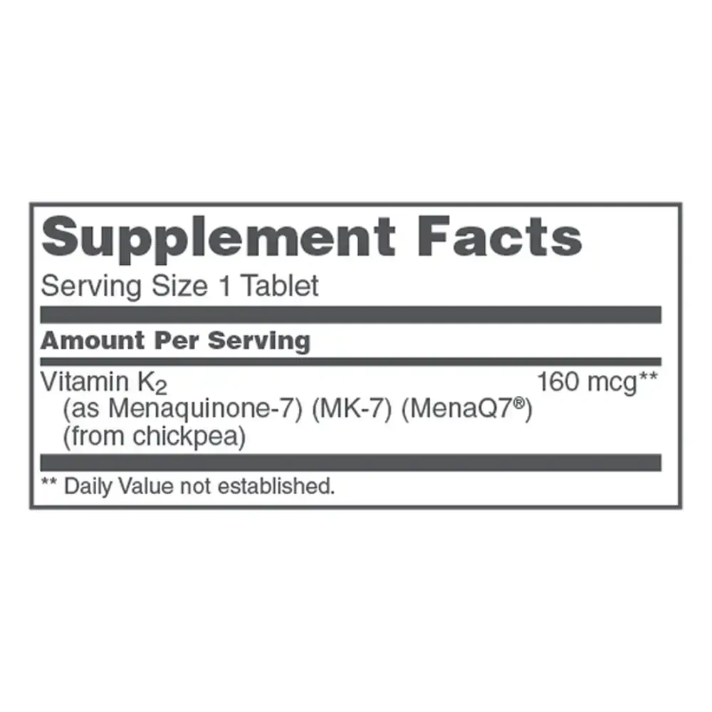 Product image for MK-7 160mcg.