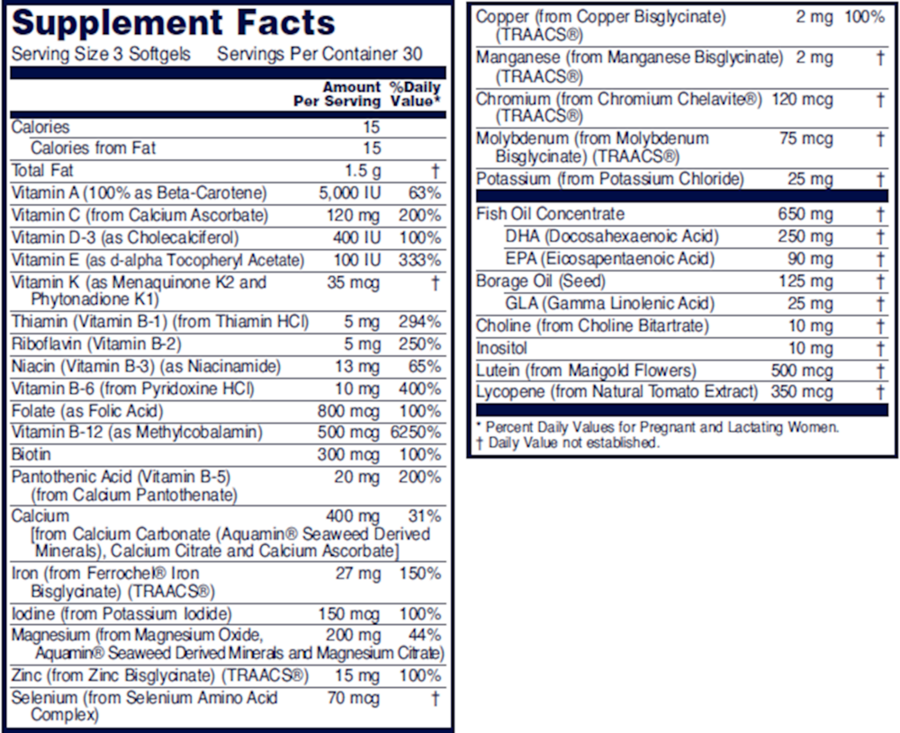 Product image for Pre-Natal Multi w/DHA.