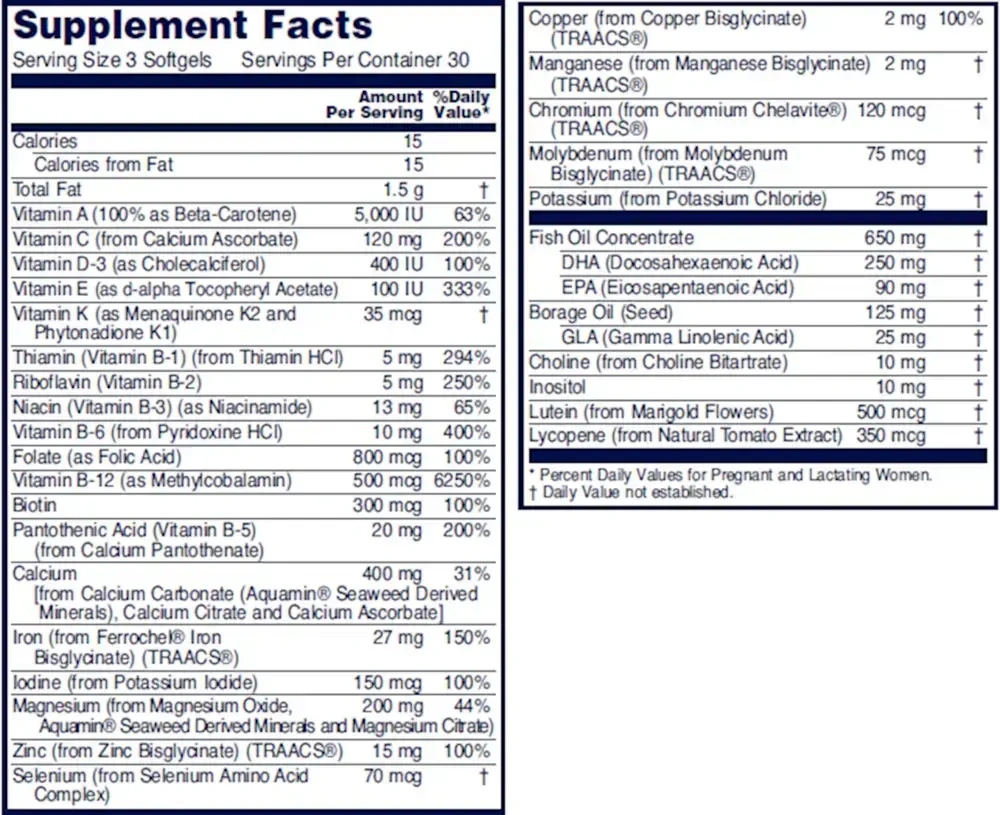 Product image for Pre-Natal Multi w/DHA.