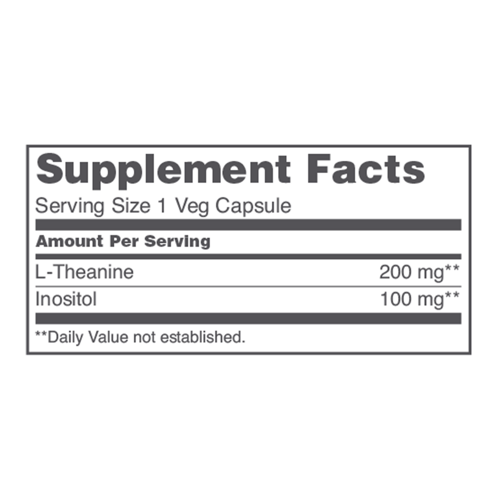 Product image for L-Theanine 200mg.