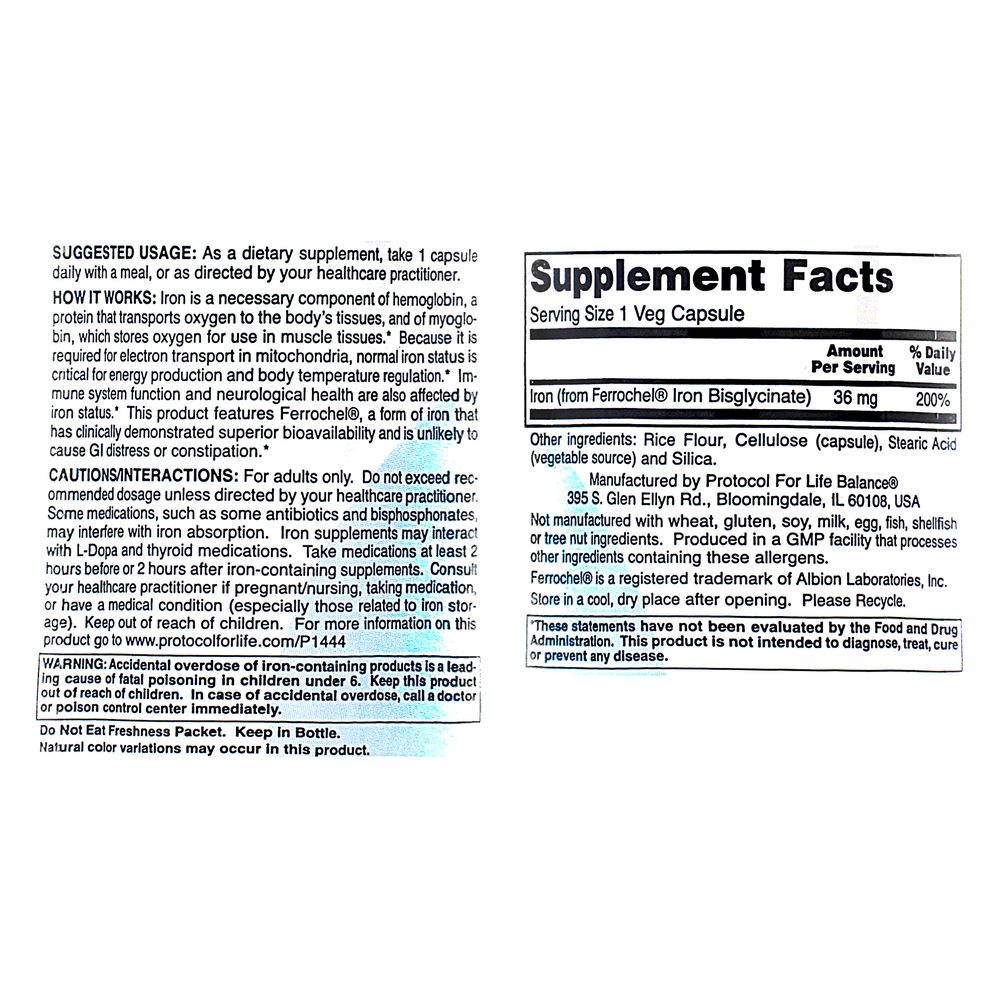 Product image for Iron 36mg.