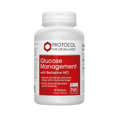 Glucose Management w/ Berberine HCL 90 Softgel Capsules