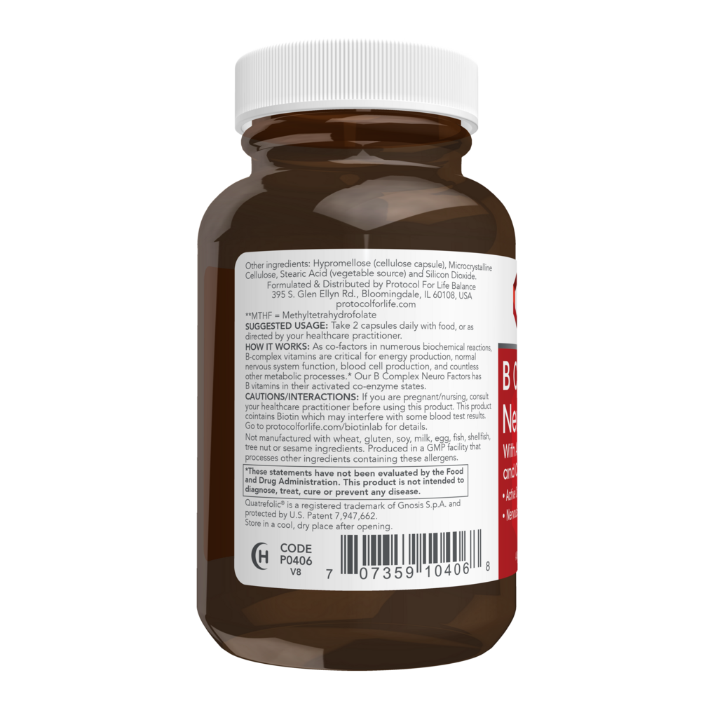 Product image for B Complex Neuro Factors.
