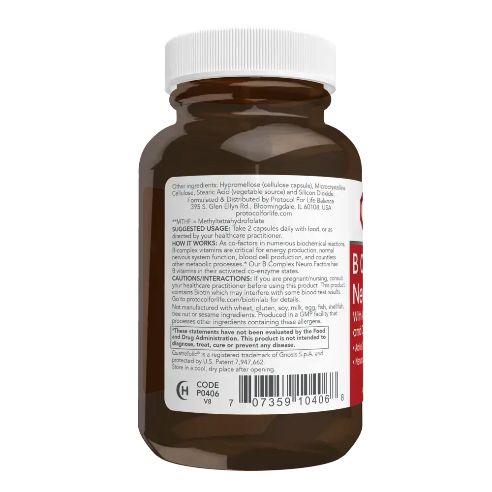 Product image for B Complex Neuro Factors.