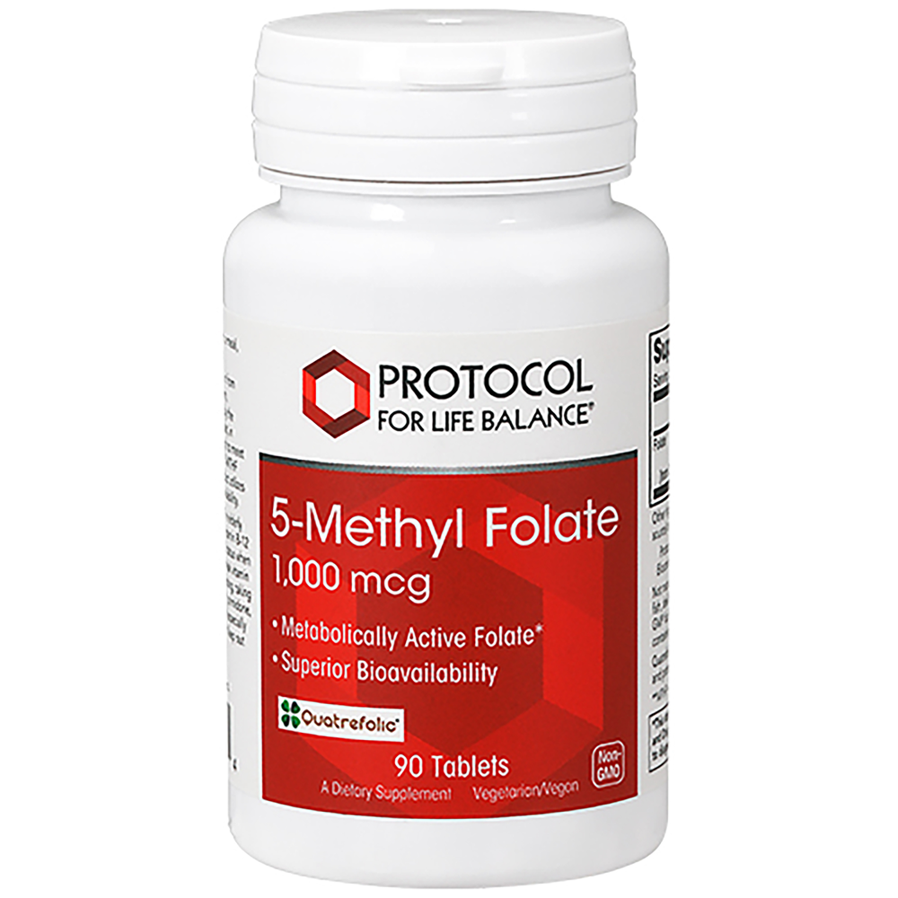 Product image for 5-Methyl Folate 1,000mcg.