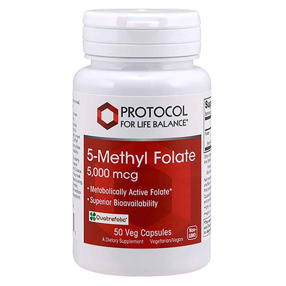 Product image for 5-Methyl Folate 5000mcg.