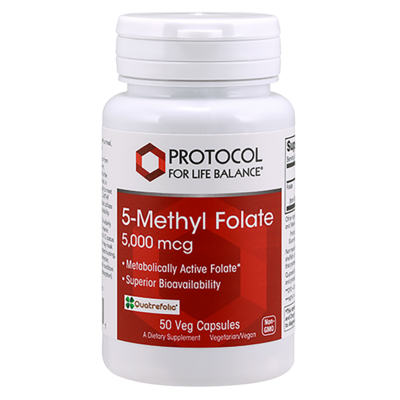 5-Methyl Folate 5000mcg 50 capsules