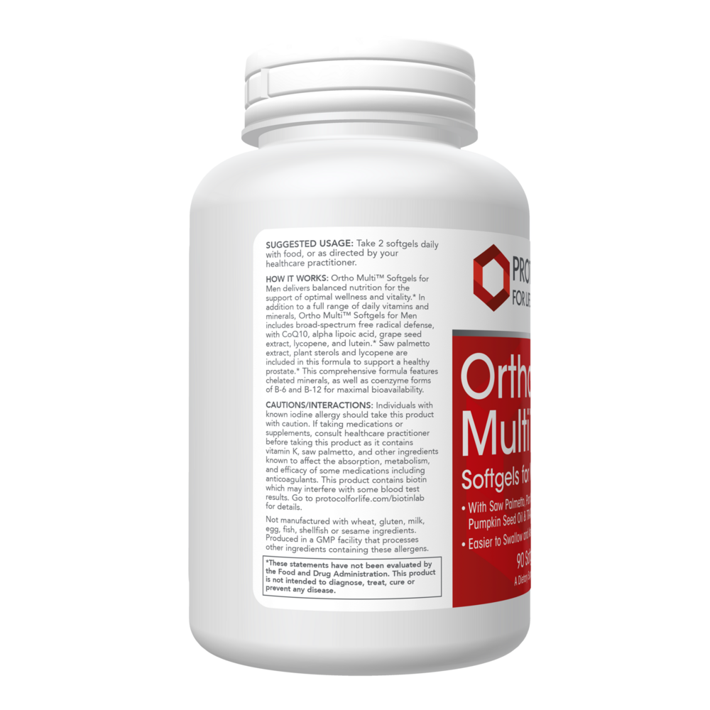 Product image for Ortho Multi for Men.