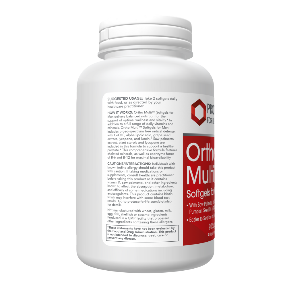 Product image for Ortho Multi for Men.