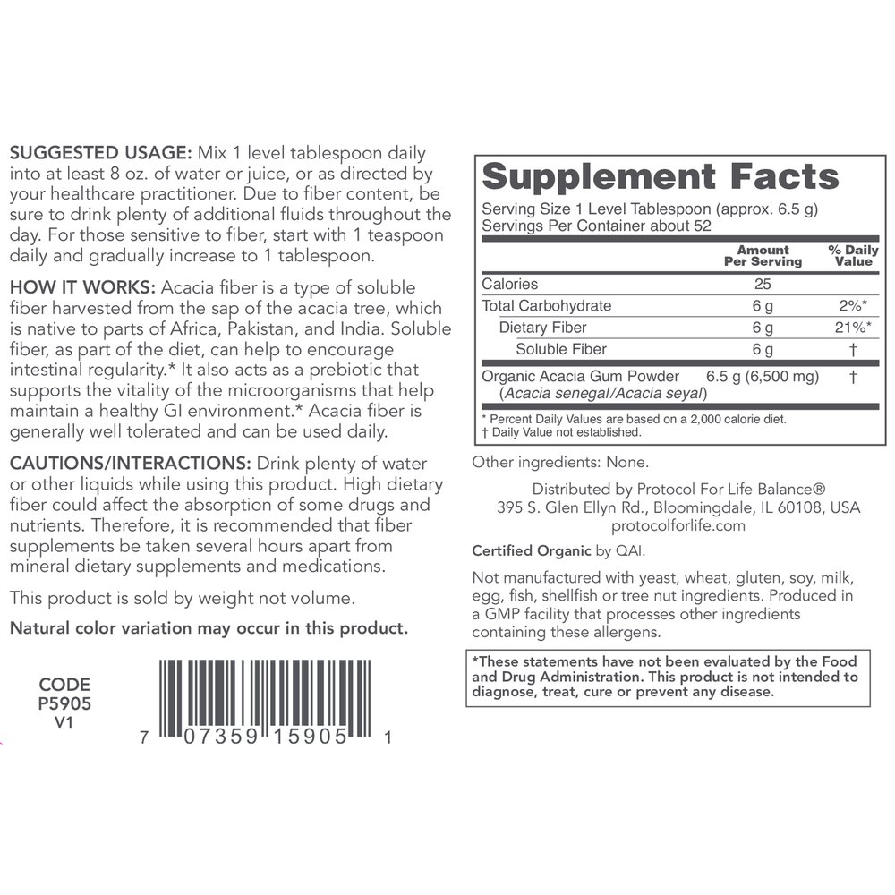 Product image for Acacia Powder.