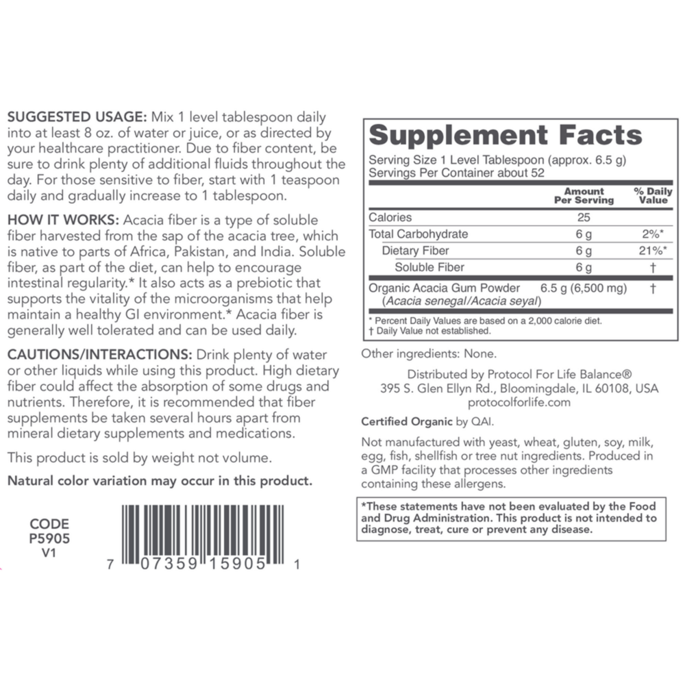 Product image for Acacia Powder.