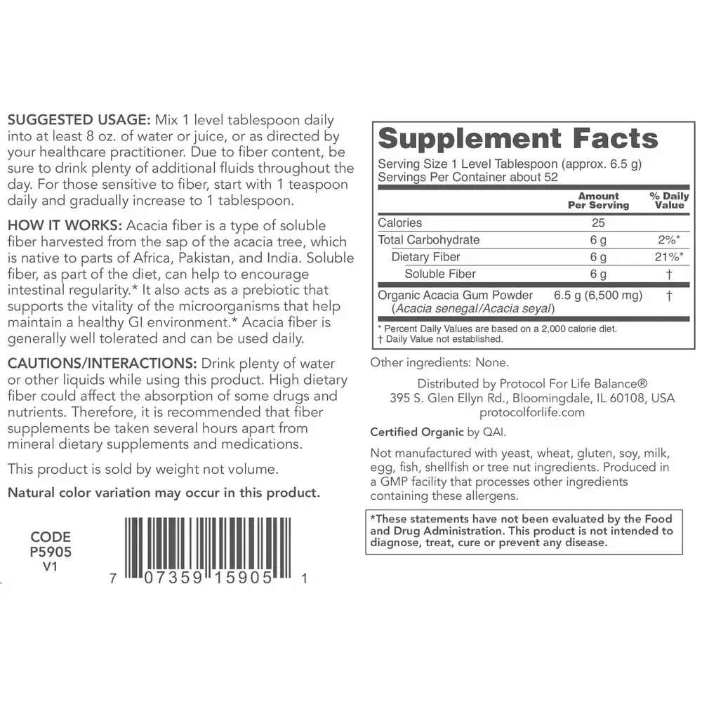 Product image for Acacia Powder.