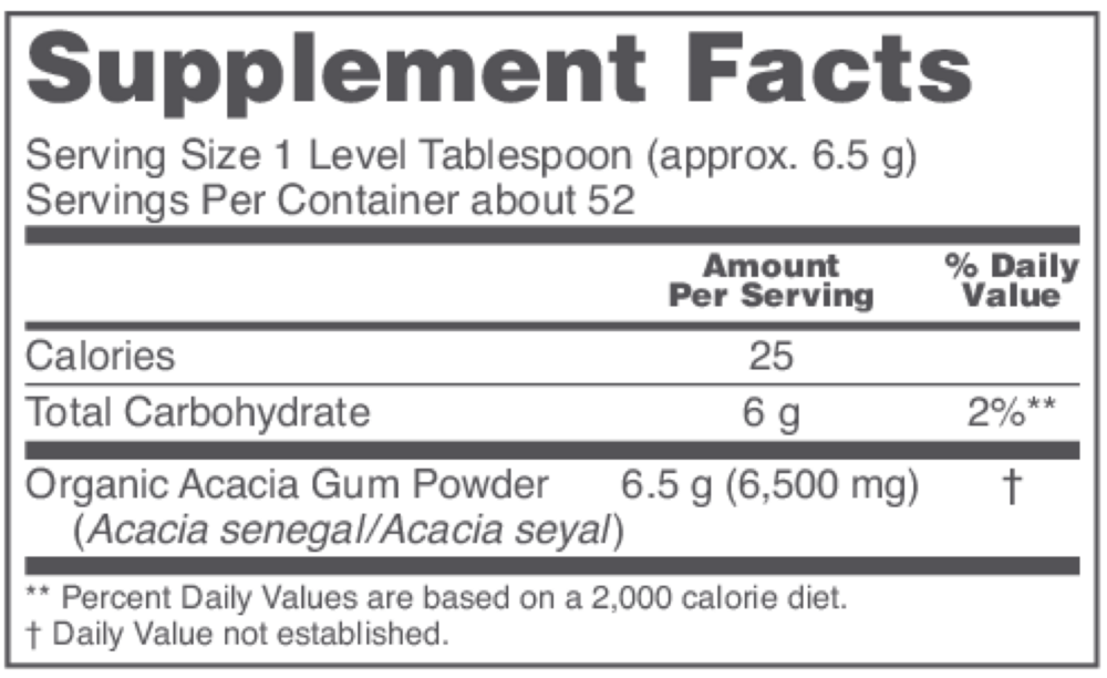 Product image for Acacia Powder.