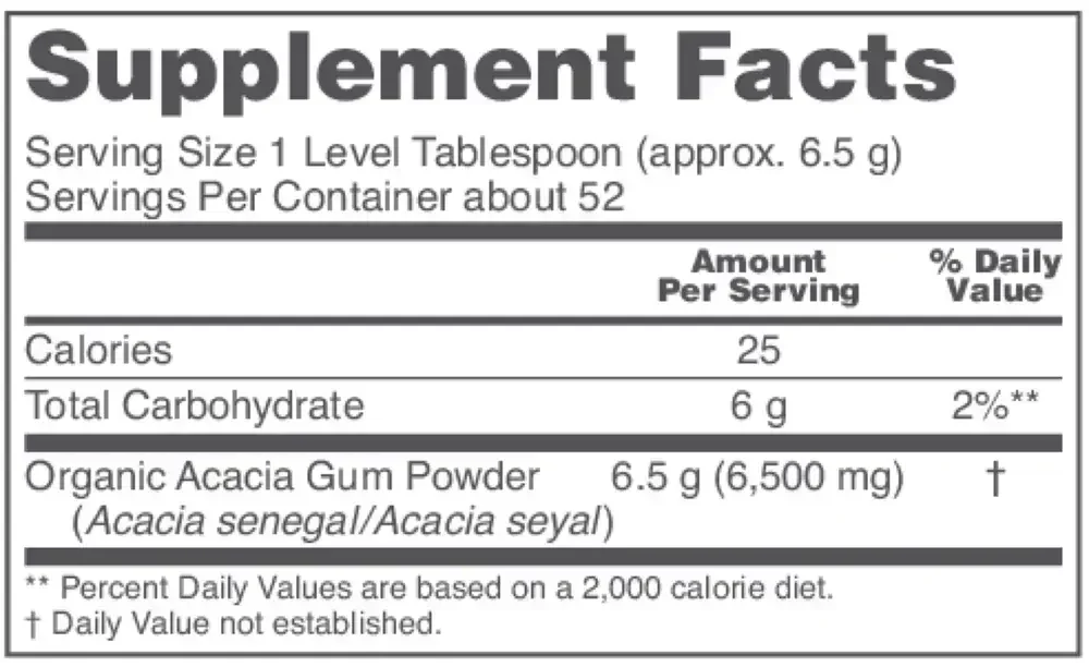 Product image for Acacia Powder.