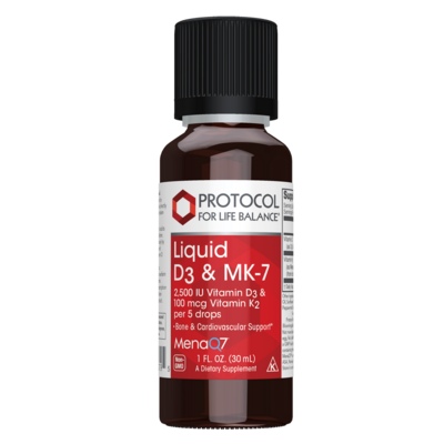Liquid Vitamin D3 & MK-7 30 Milliliters