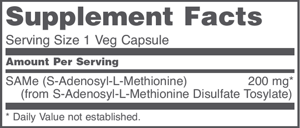 Product image for SAM-E 200mg.