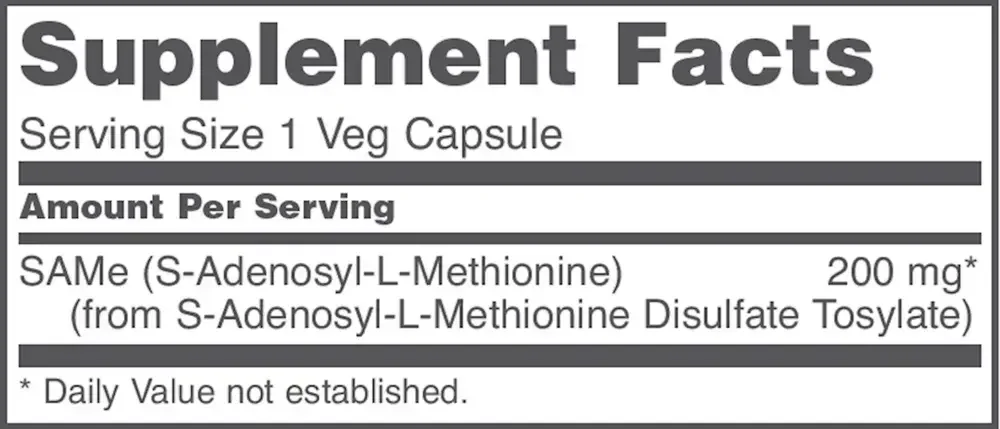 Product image for SAM-E 200mg.