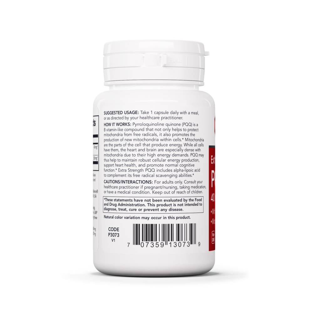 Product image for Extra Strength PQQ 40mg.