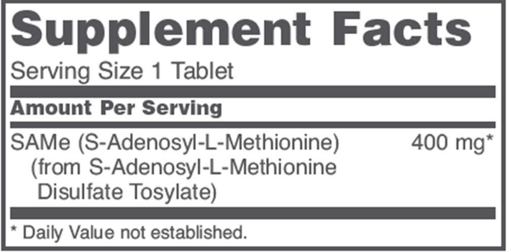 Product image for SAMe 400mg.